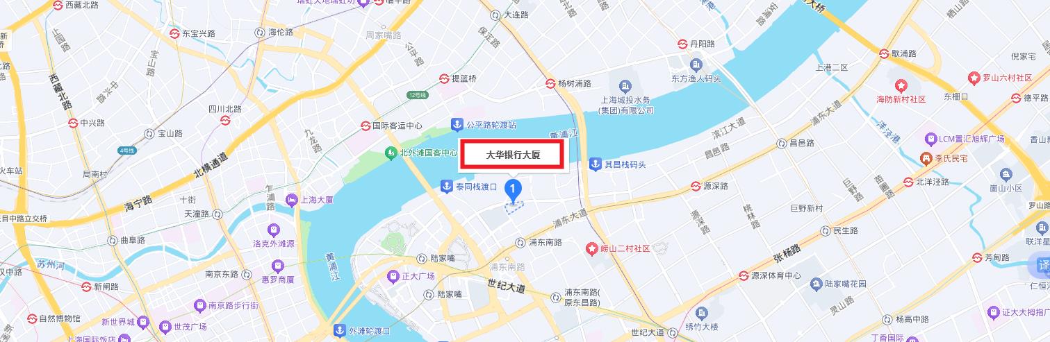 大华银行大厦交通区位图
