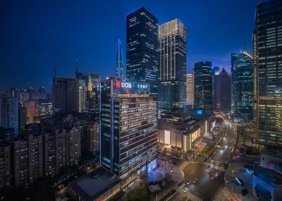 大华银行大厦一线黄浦江景